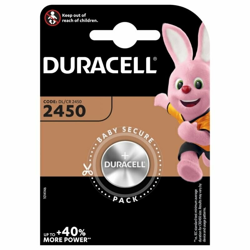 Duracell Lithium CR2450 3V Batterie