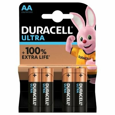 Duracell ULTRA LR6 Mignon AA Batterie 4er Blister