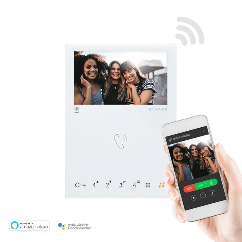 Comelit Mini-Handsfree Video-Innenstation WI-FI 6741W