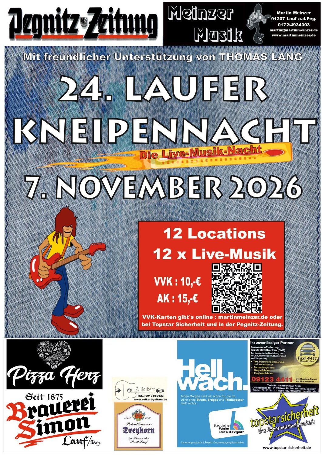 Ticket - Laufer Kneipennacht 2026 Ticket - Laufer Kneipennacht 2026