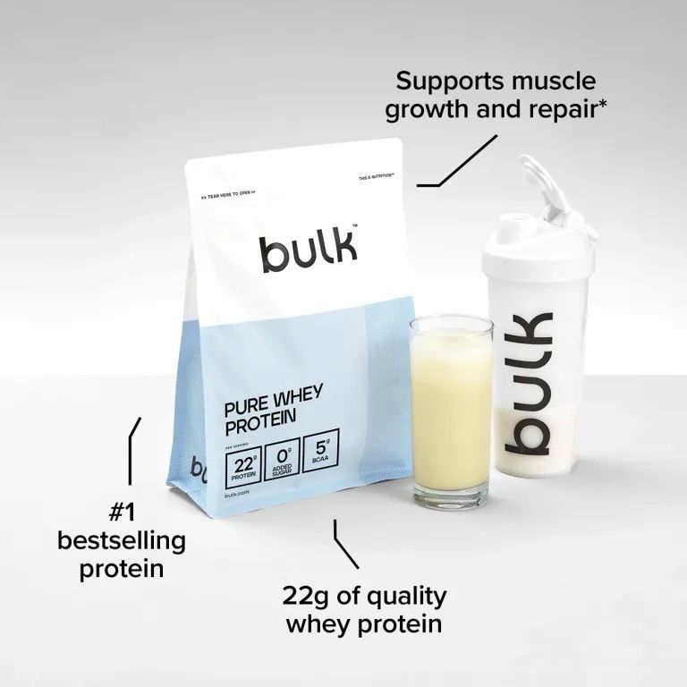 Bulk Pure Whey Protein Vanilla