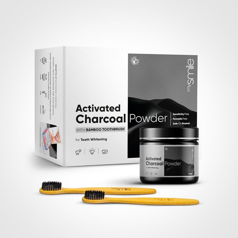 MySmile Activated Charcoal Teeth Whitening Kit