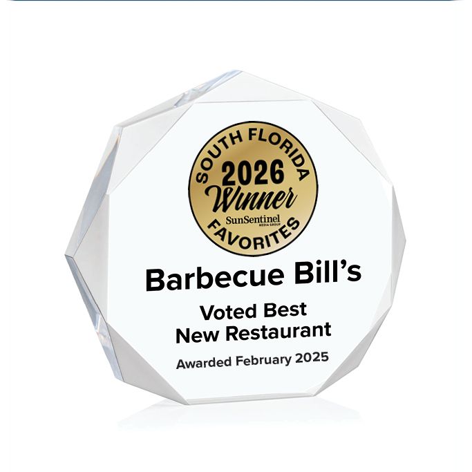 Acrylic Winner's Award - Clear Octagon