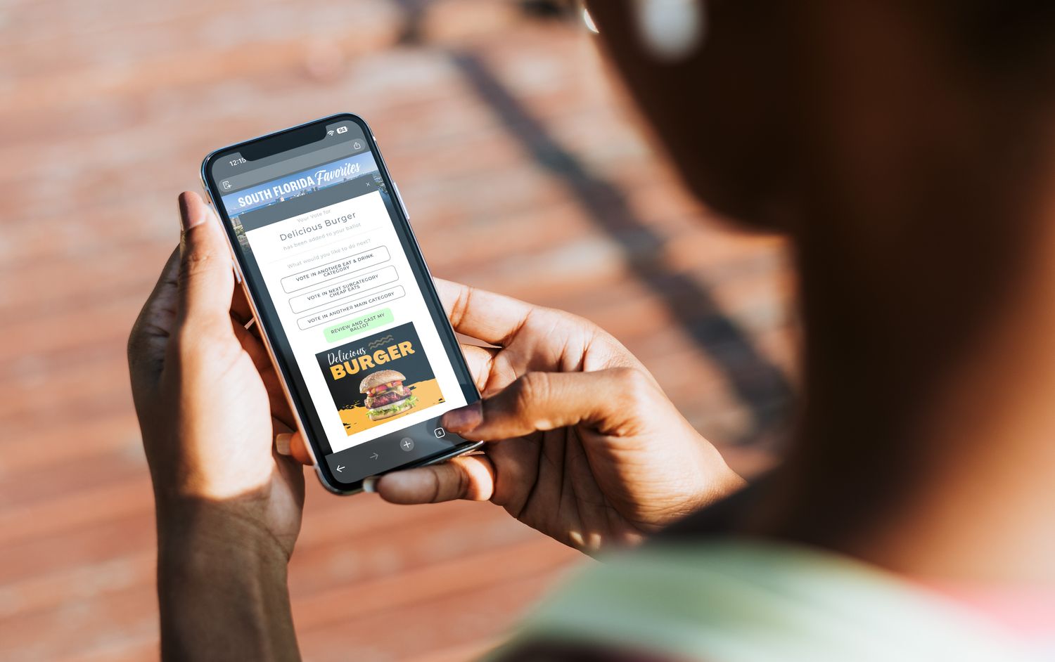 Voting Navigation Ad