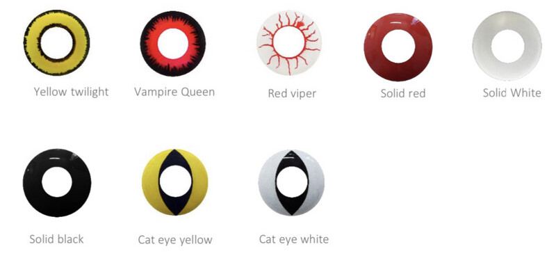 FUN LOOK LENTI COSMETICHE HALLOWEEN 
