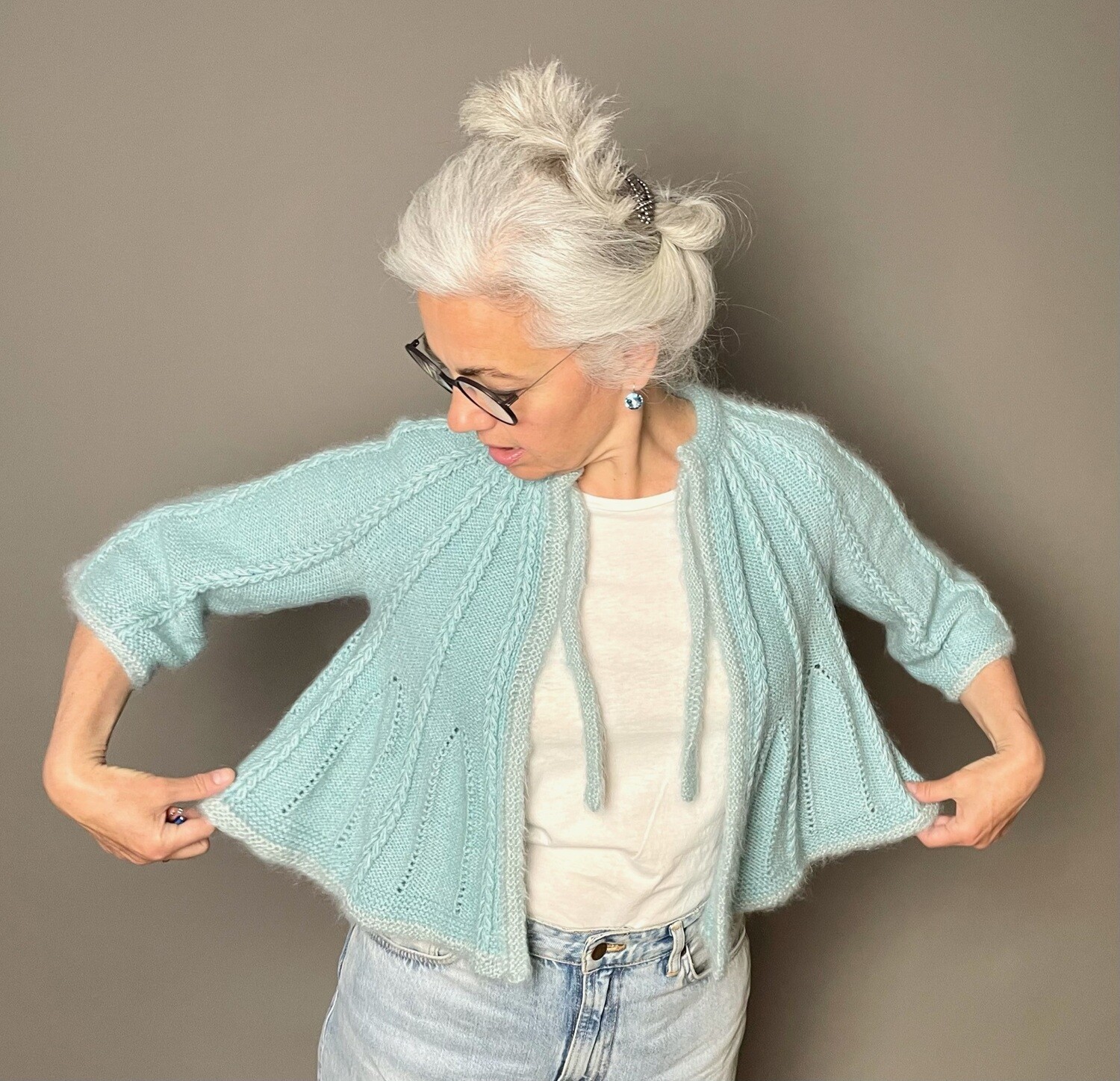 »Herzchen-Jacke Bolero« Strickanleitung