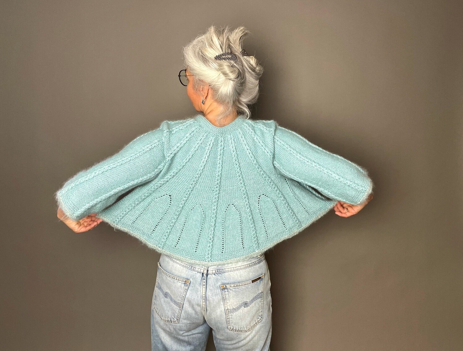 »Herzchen-Jacke Bolero« Strickanleitung