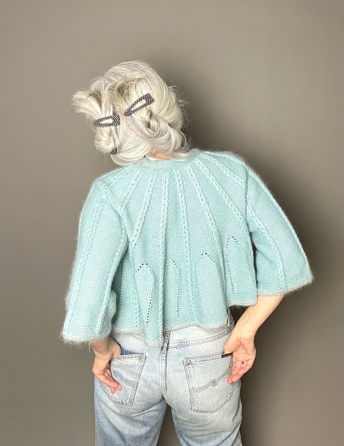 »Herzchen-Jacke Bolero« Strickanleitung
