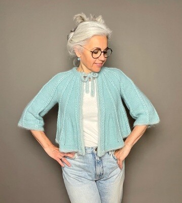 »Herzchen-Jacke Bolero« Strickanleitung