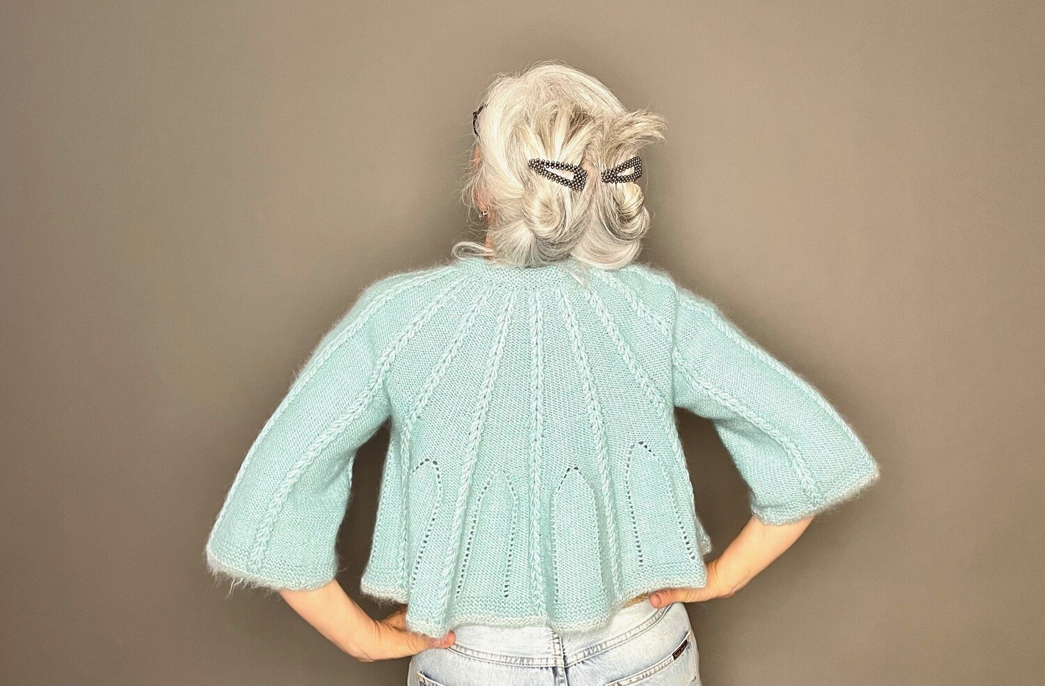 »Herzchen-Jacke Bolero« Strickanleitung
