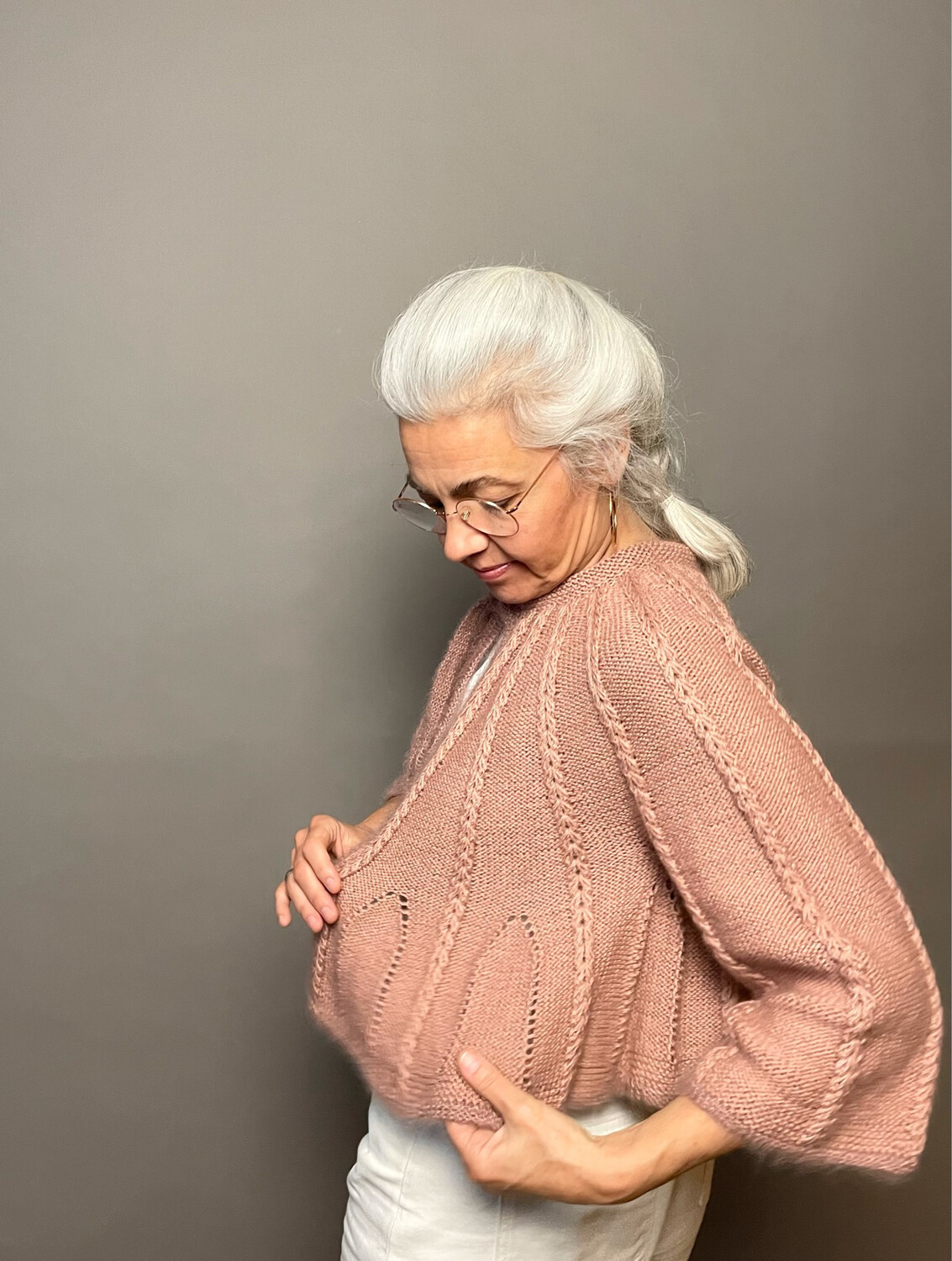 »Herzchen-Jacke Bolero« Strickanleitung