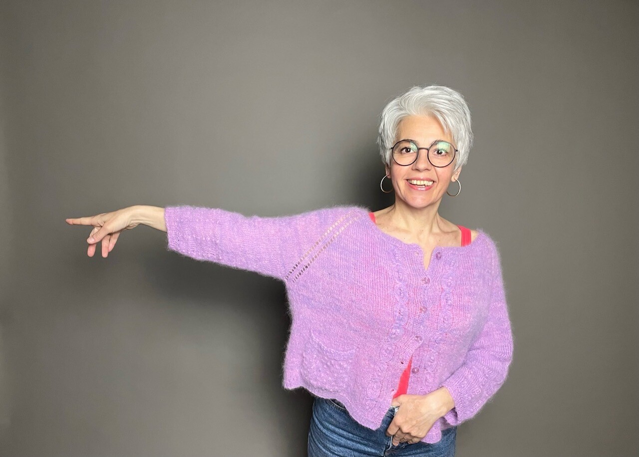 »Cherrylolly«-Cardigan Strickanleitung