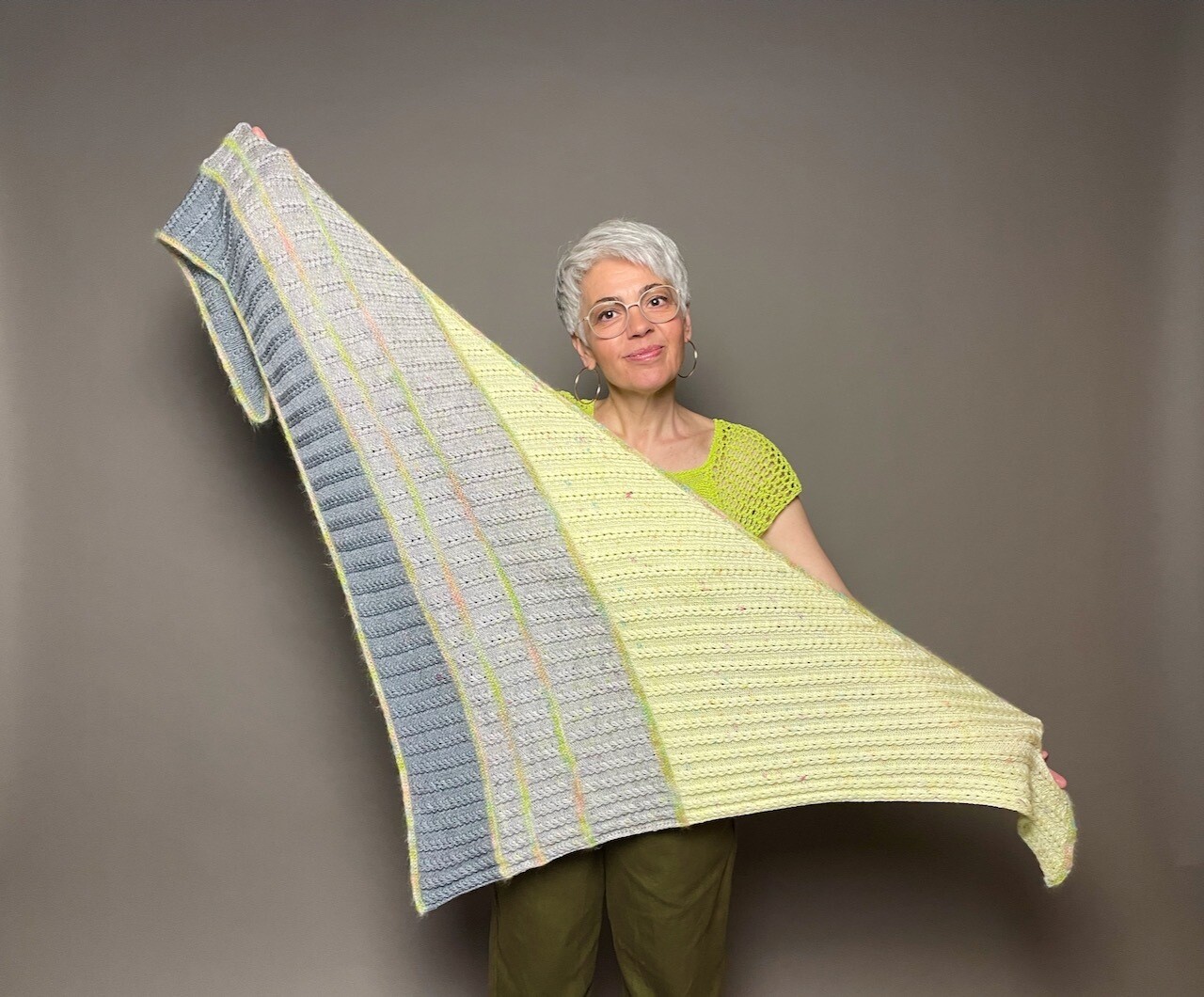 Dreieckstuch »Herzchen« Strickanleitung