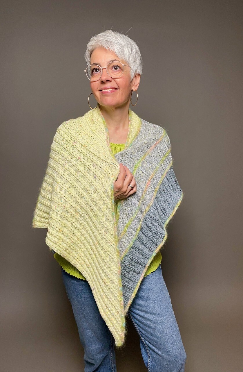 Dreieckstuch »Herzchen« Strickanleitung