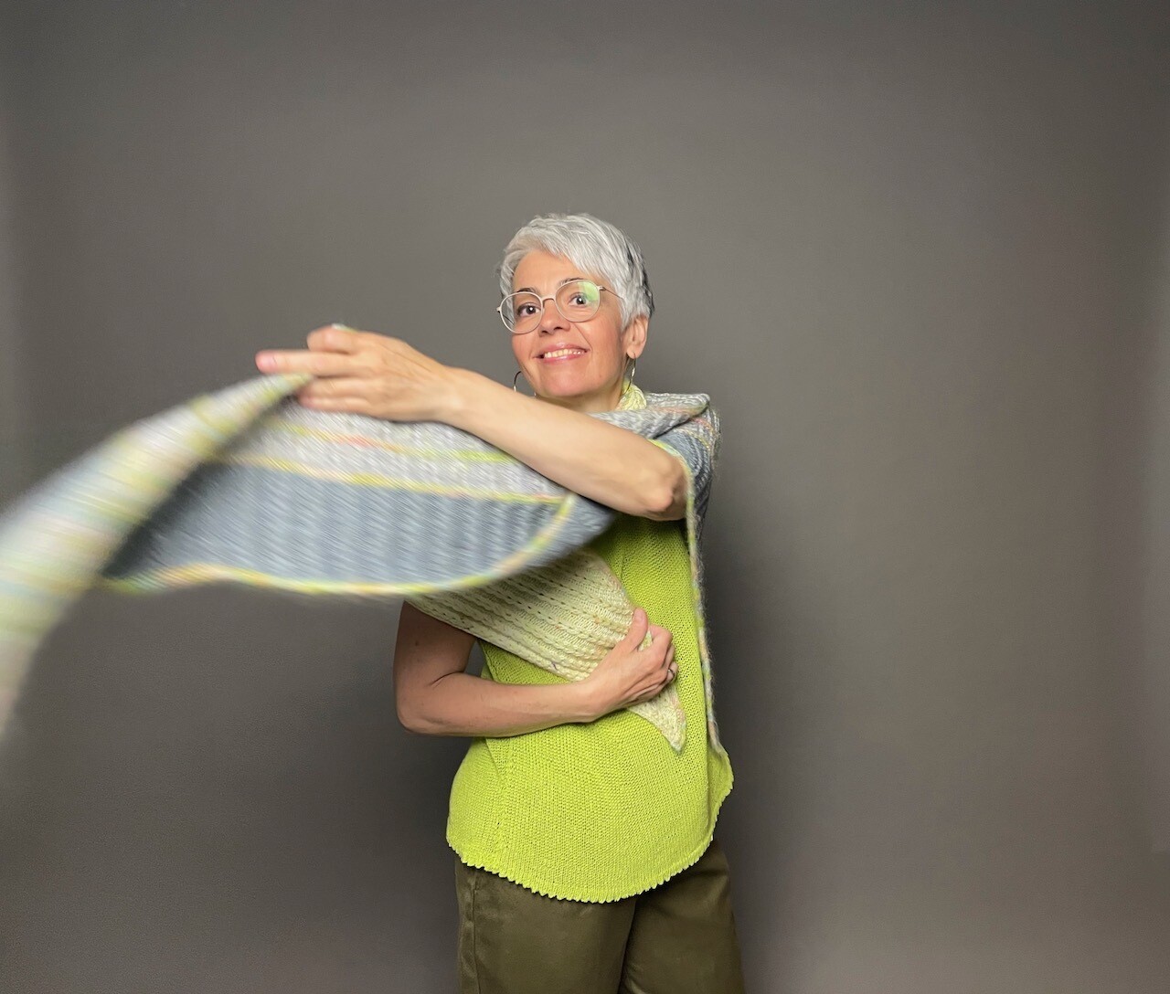 Dreieckstuch »Herzchen« Strickanleitung