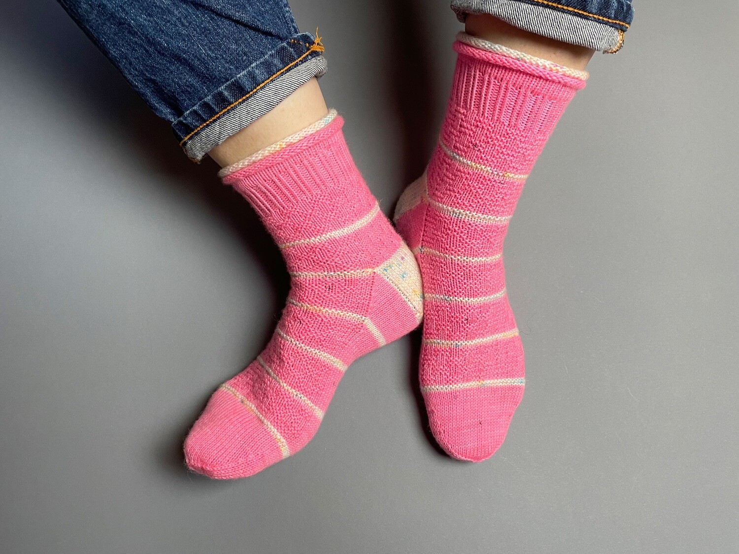 Socke »Geschenkkörbchen« Strickanleitung