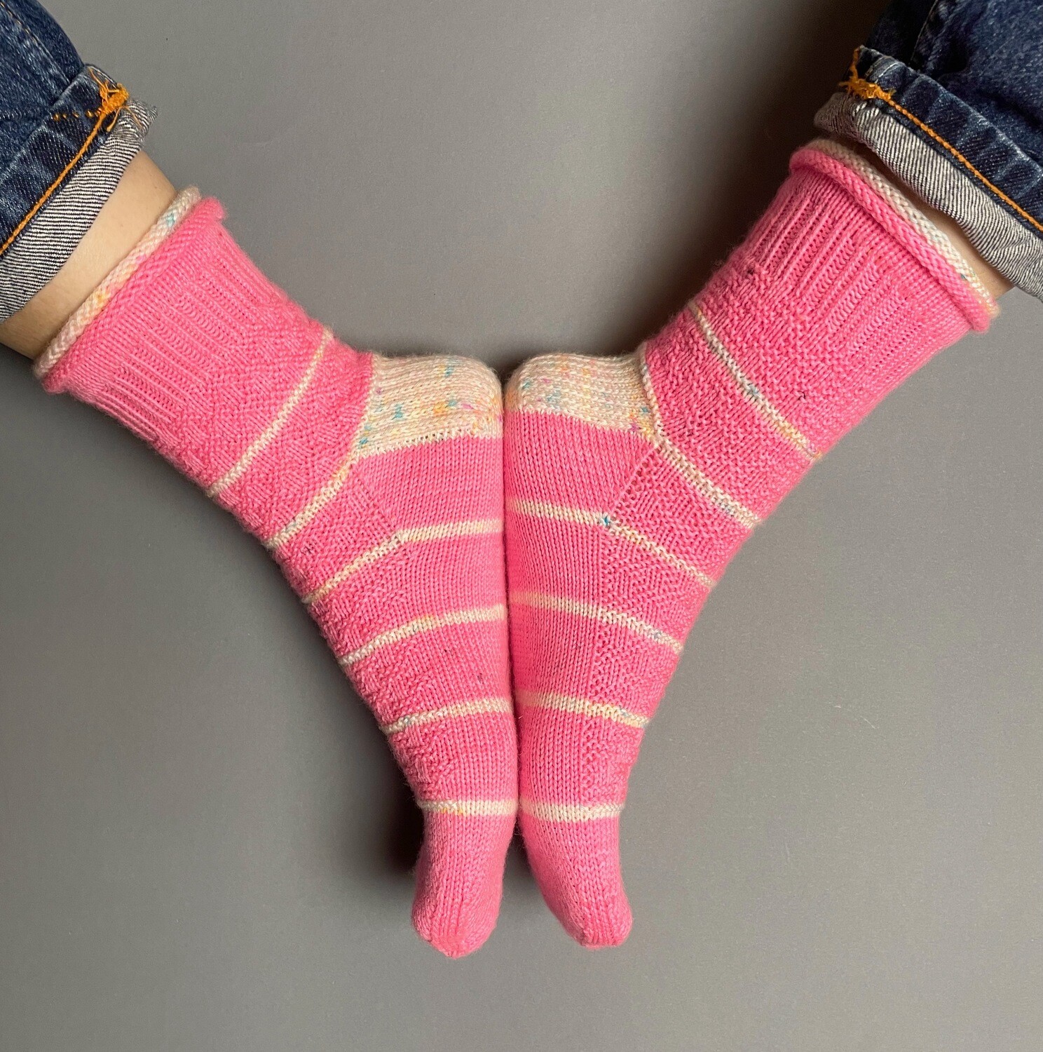 Socke »Geschenkkörbchen« Strickanleitung