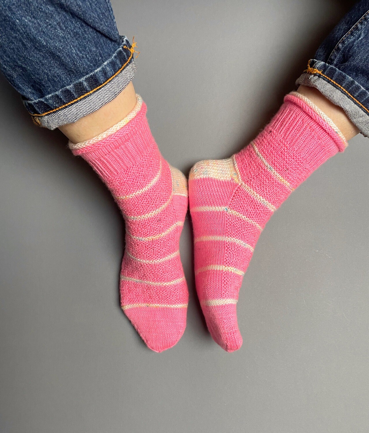 Socke »Geschenkkörbchen« Strickanleitung