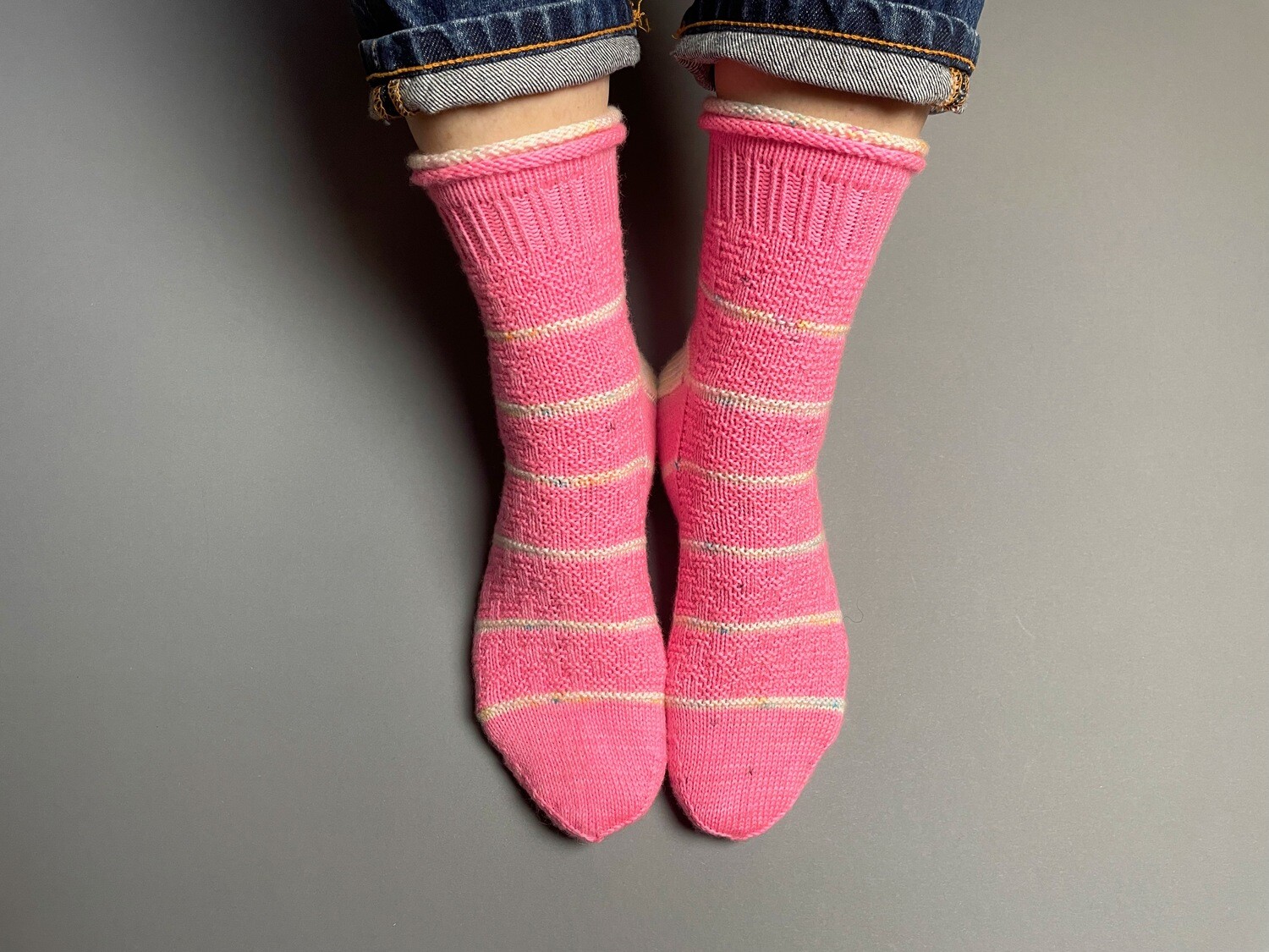 Socke »Geschenkkörbchen« Strickanleitung