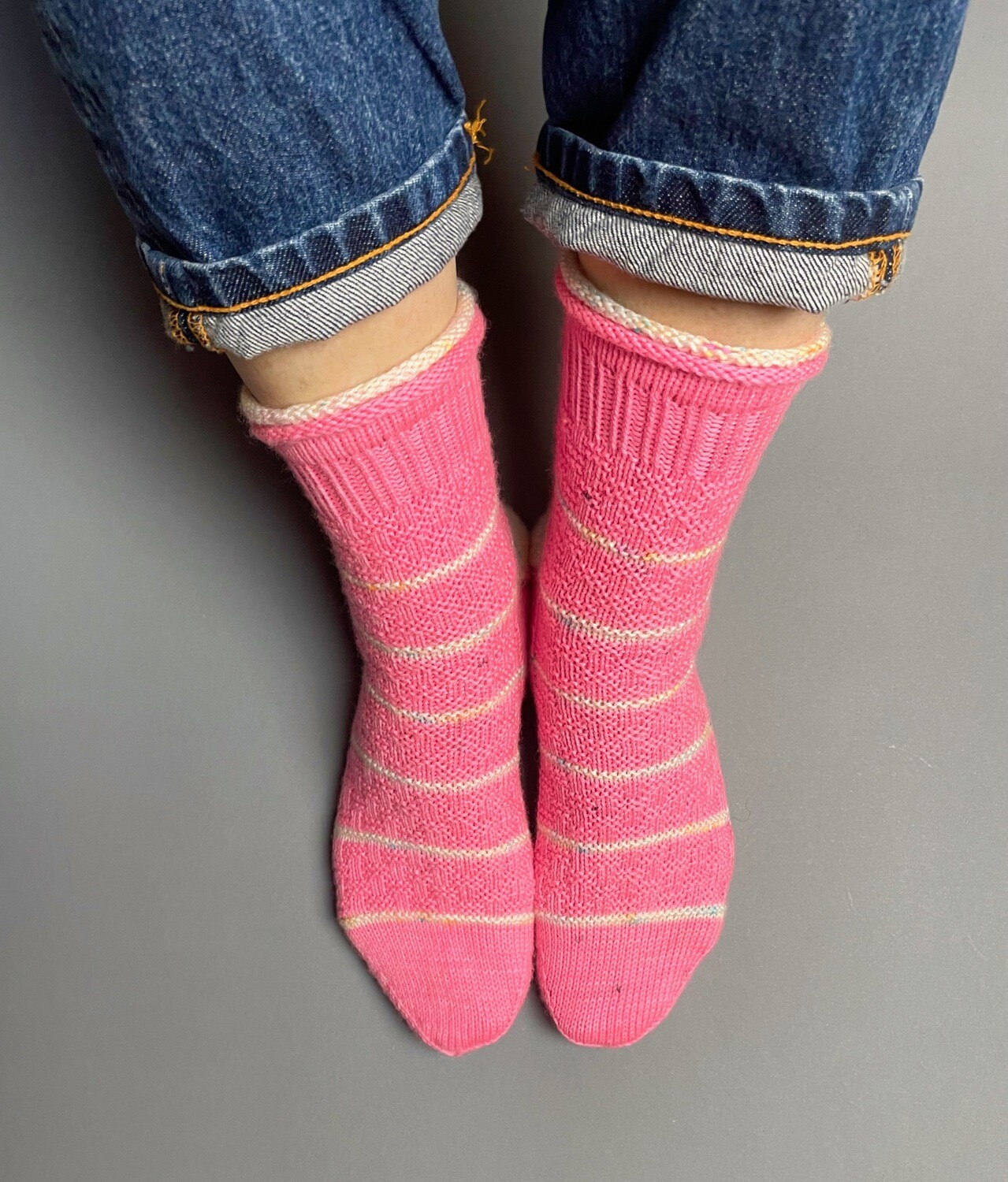 Socke »Geschenkkörbchen« Strickanleitung