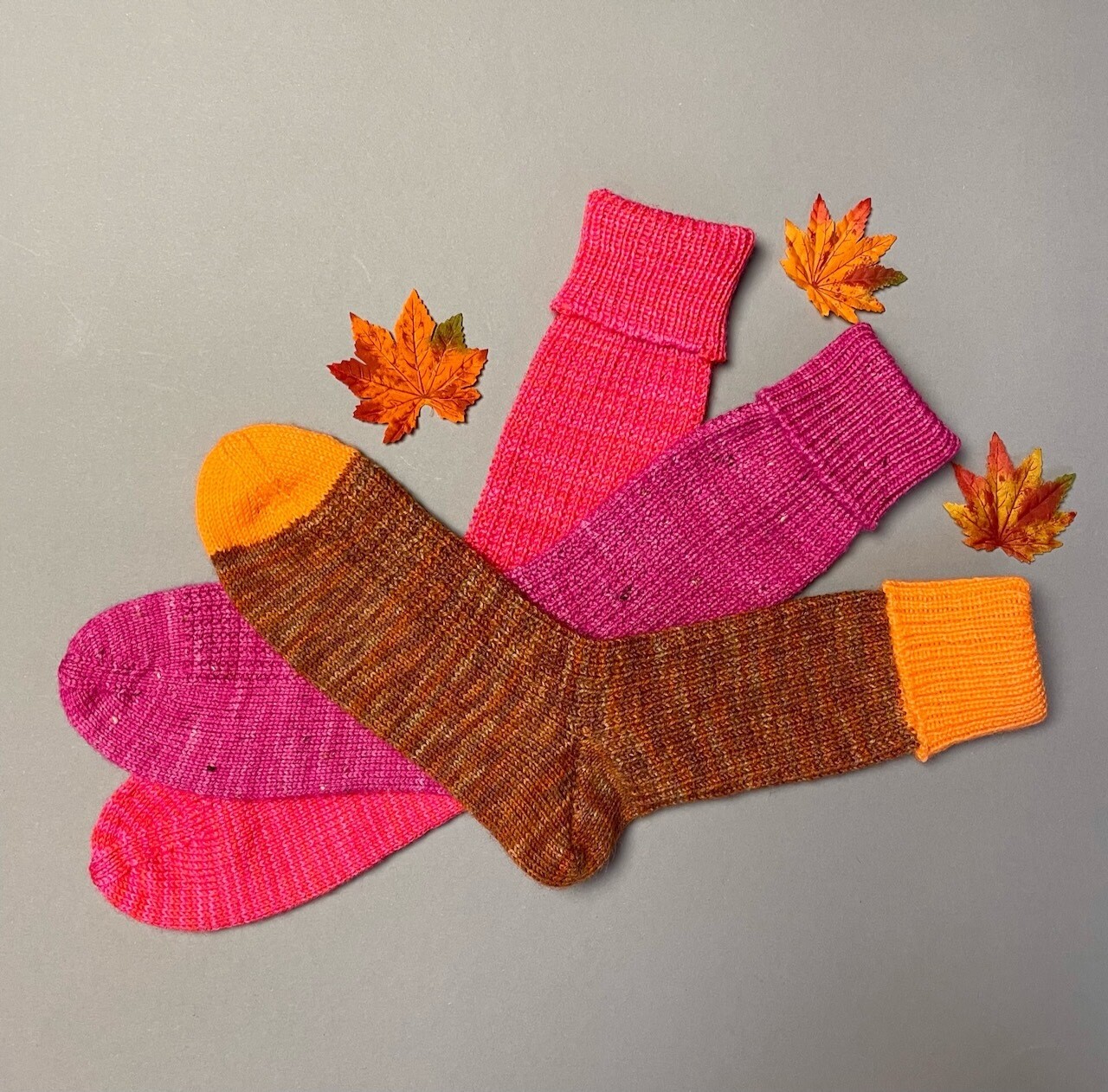 Socke »Herbstsonne« Strickanleitung