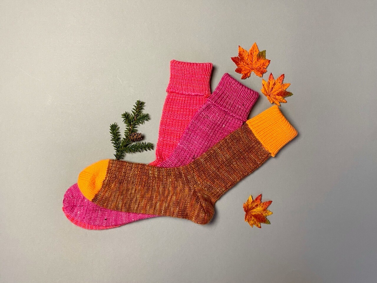 Socke »Herbstsonne« Strickanleitung
