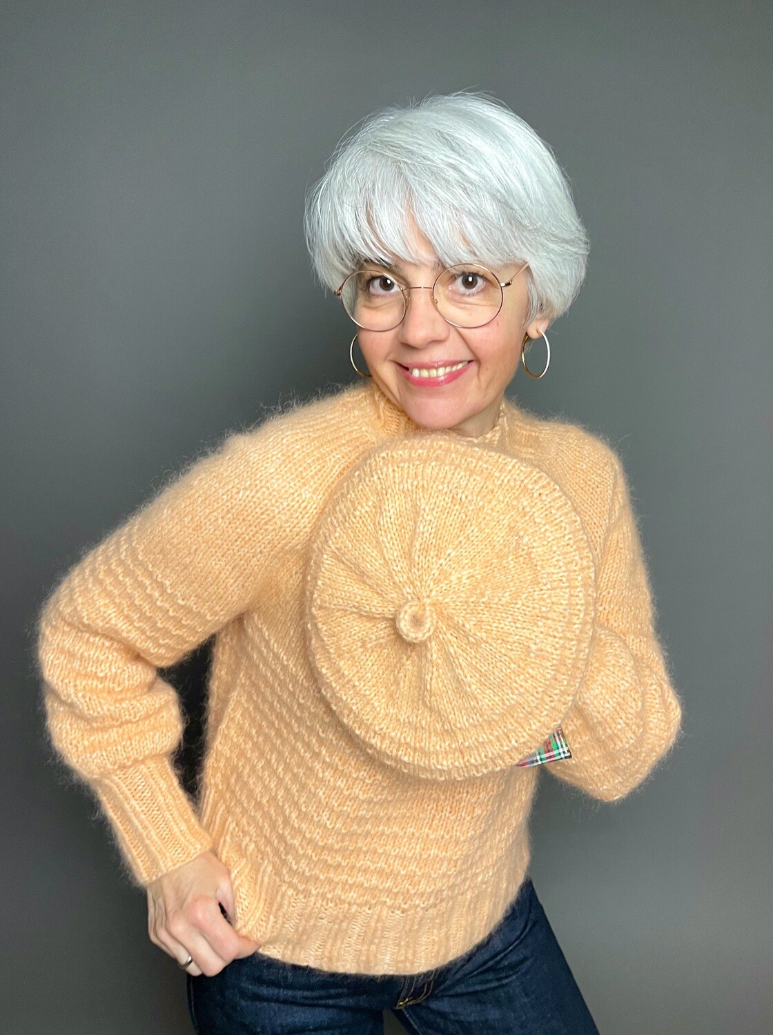 »My Fluffy«-Beret Strickanleitung