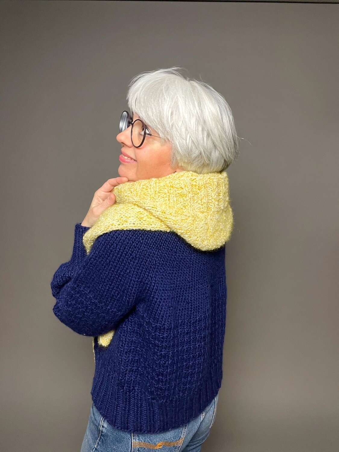 »My Curly Hoodscarf« Strickanleitung