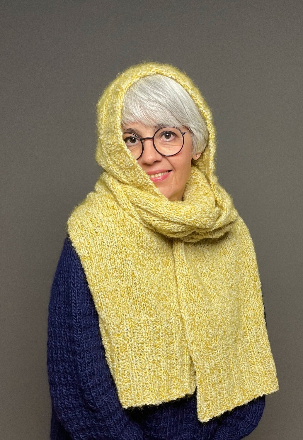 »My Curly Hoodscarf« Strickanleitung