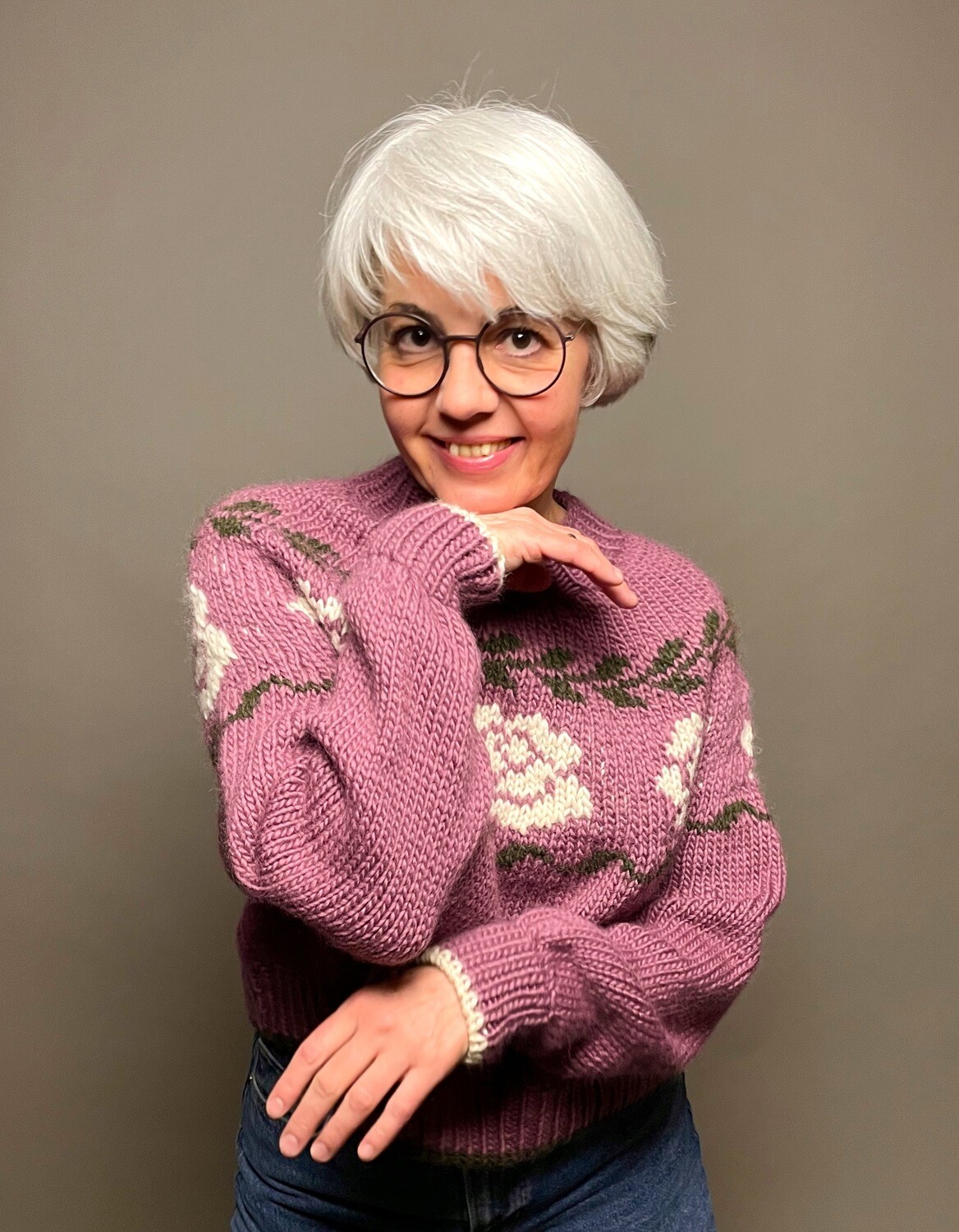 »Winter-Rose«-Sweater Strickanleitung »Winter-Rose«-Sweater Strickanleitung