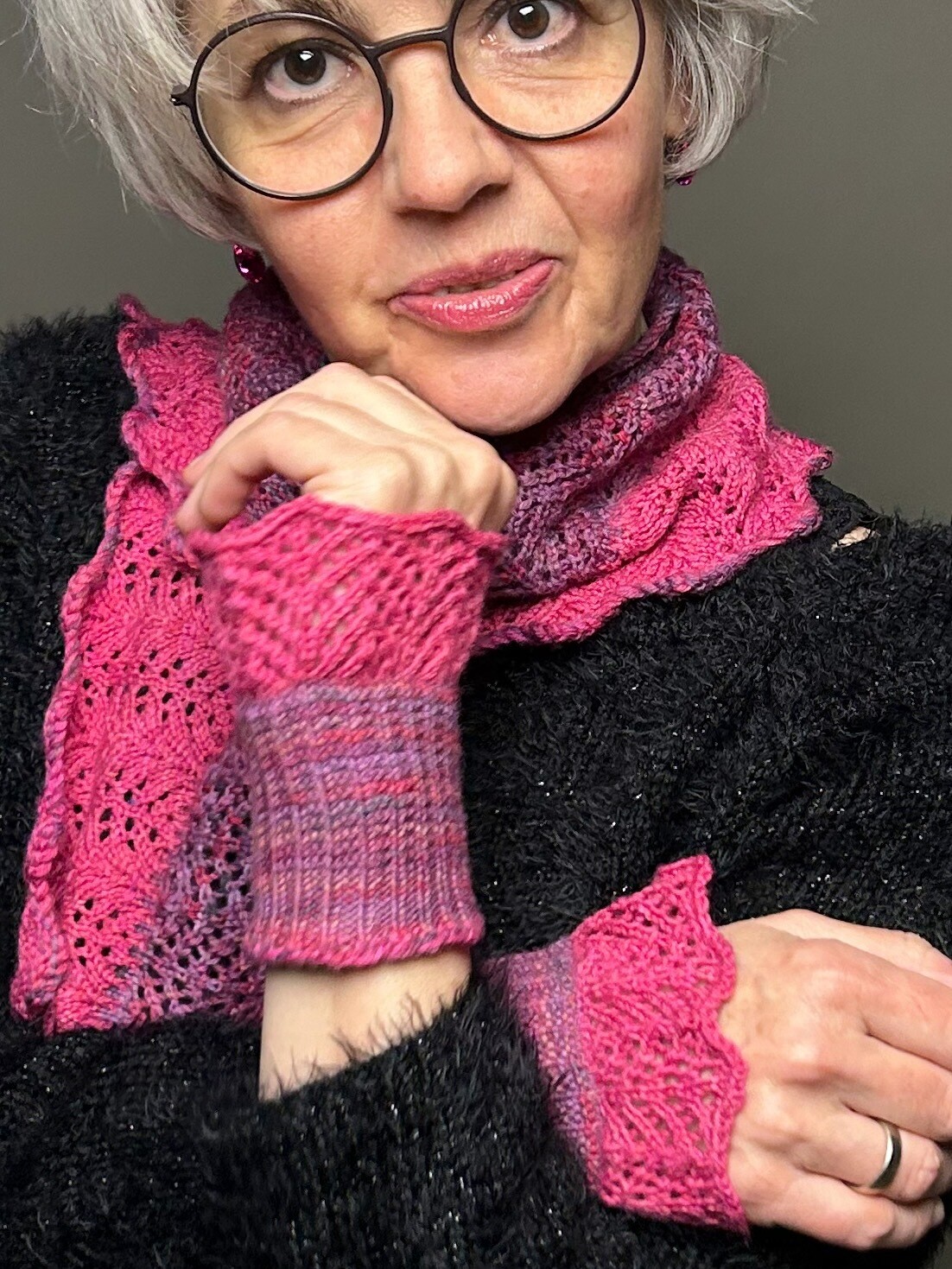 Set Pulswärmer und Minischals »Fani & Fleur« Strickanleitungen