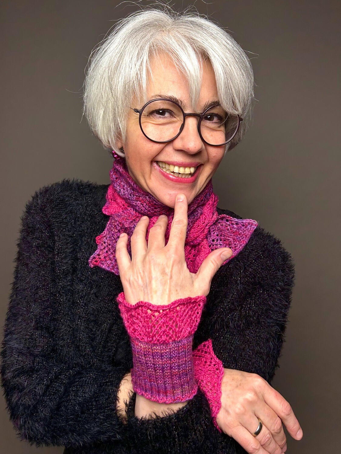 Set Pulswärmer und Minischals »Fani & Fleur« Strickanleitungen