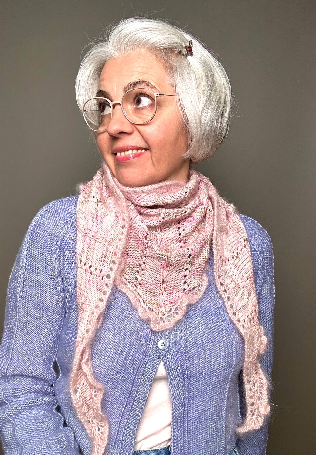 Dreieckstuch »Kirschblüte« Strickanleitung Dreieckstuch »Kirschblüte« Strickanleitung