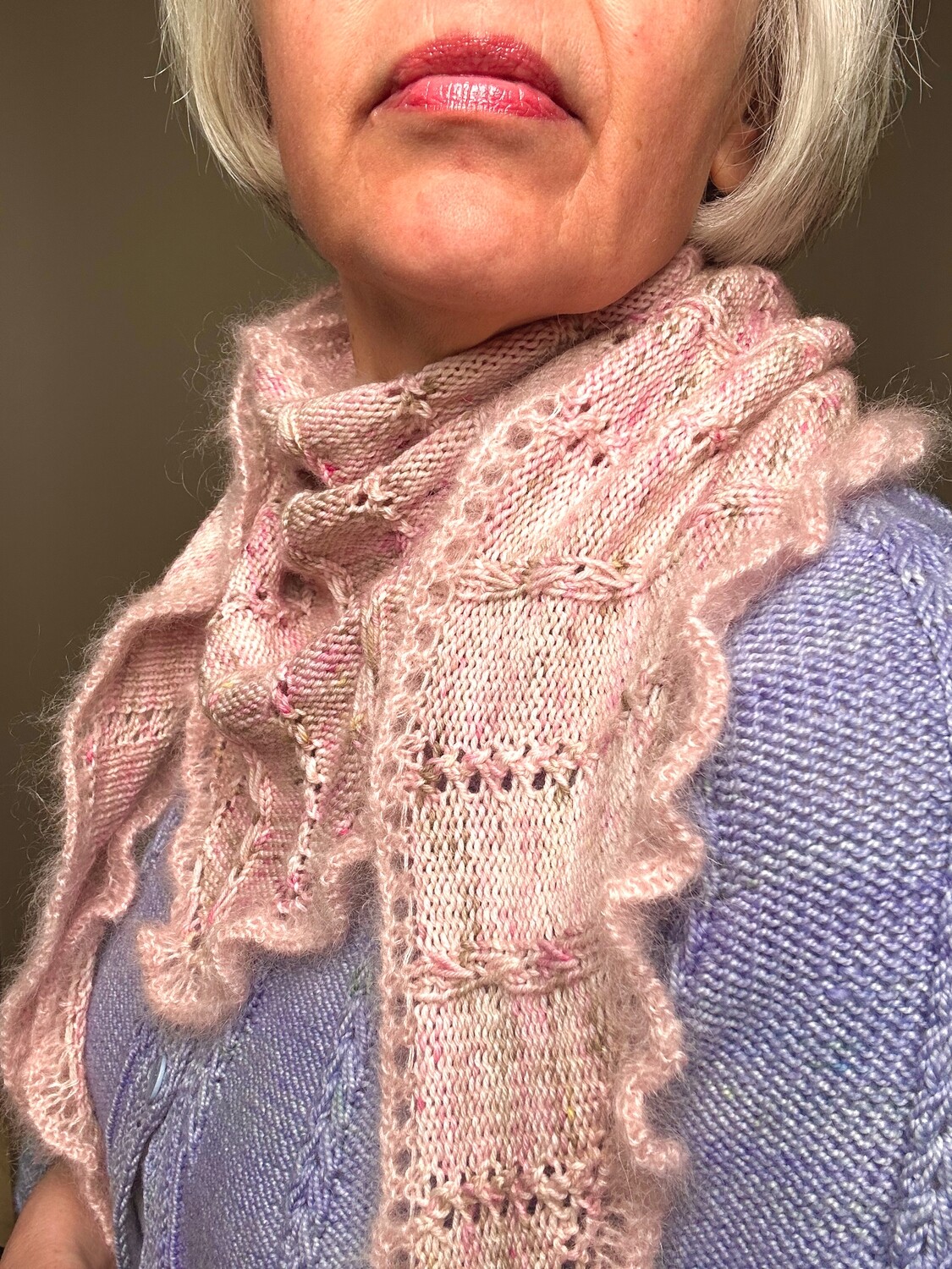Dreieckstuch »Kirschblüte« Strickanleitung Dreieckstuch »Kirschblüte« Strickanleitung