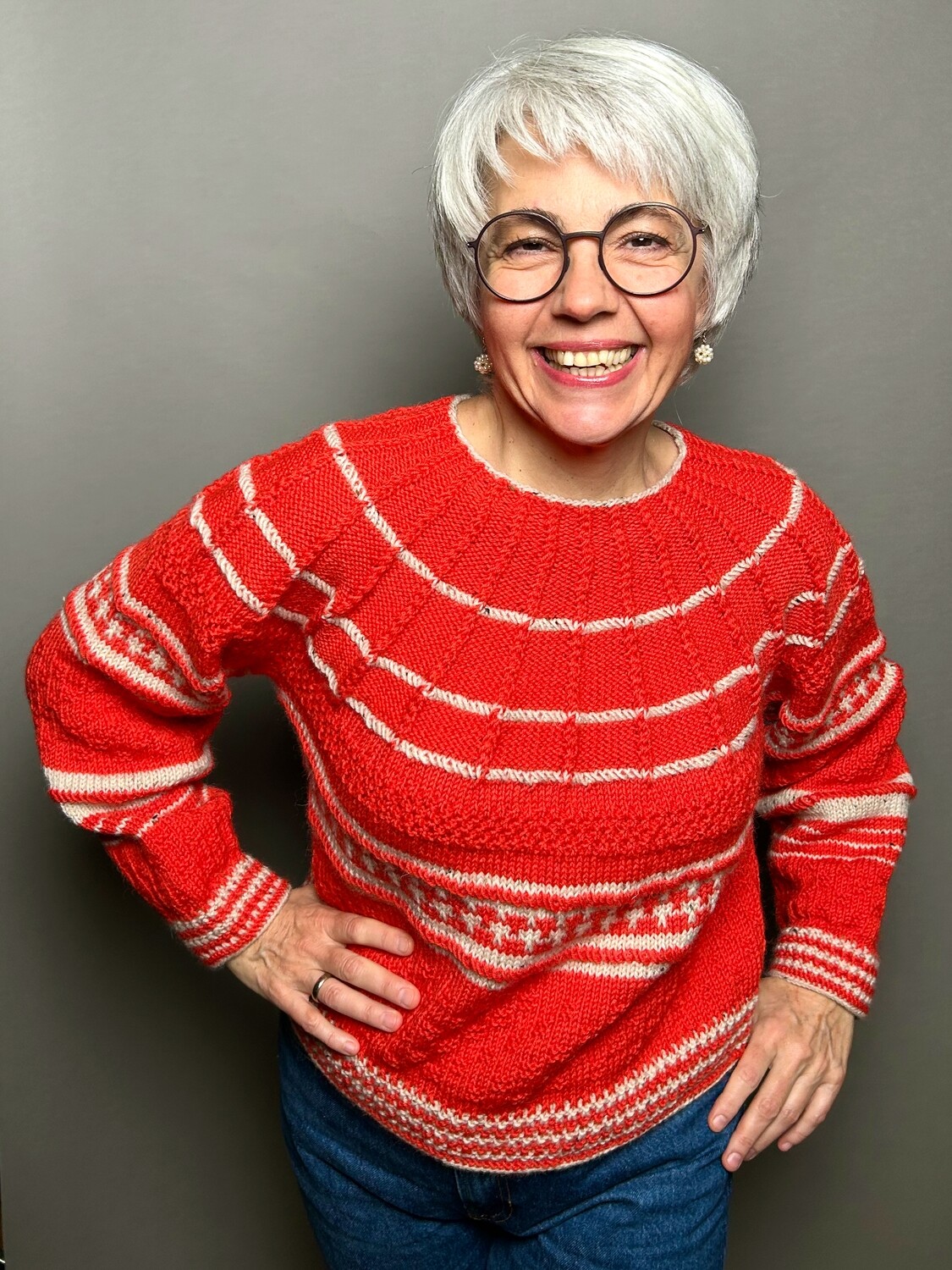 »Folklore«-Sweater Woman Strickanleitung