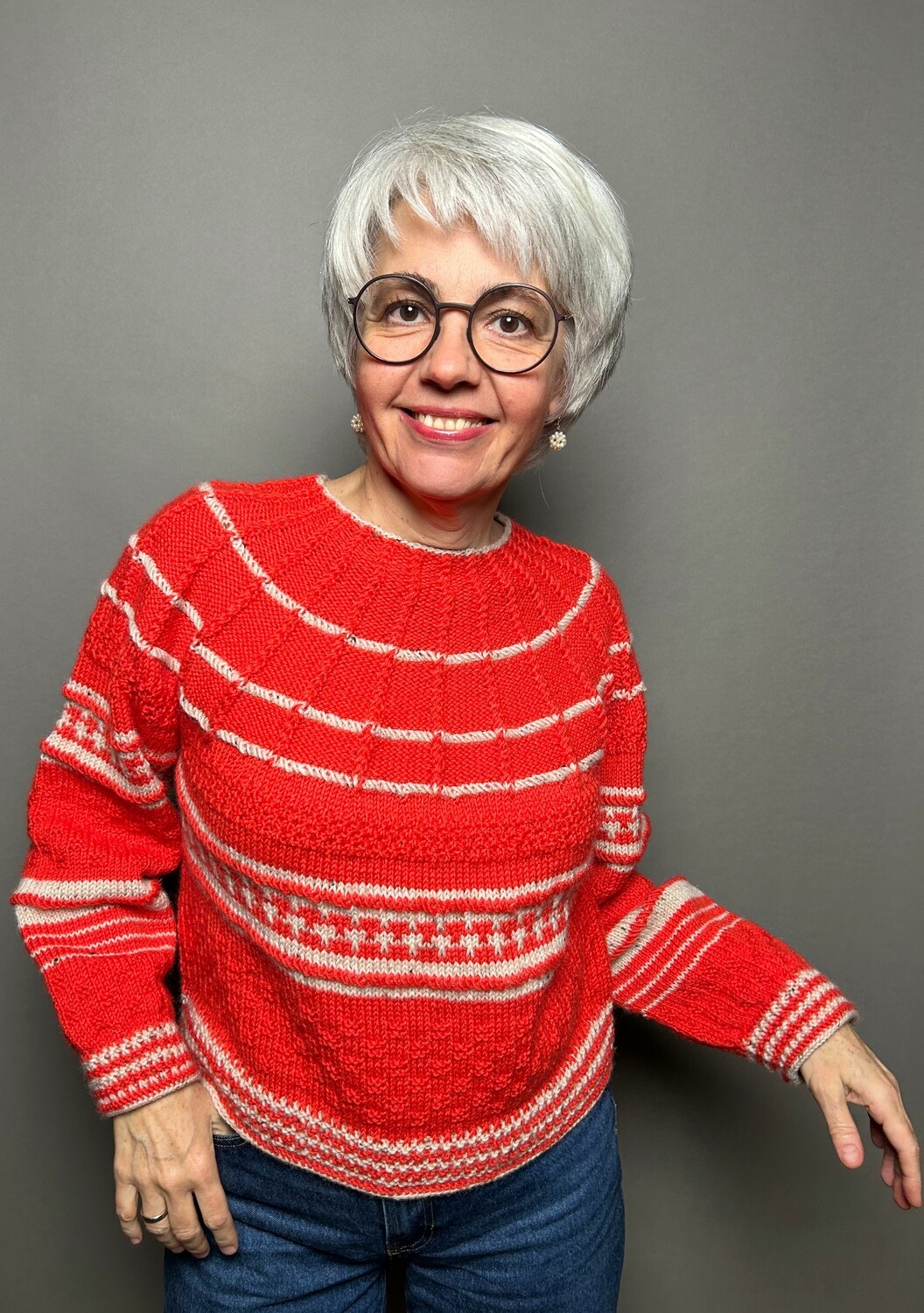 »Folklore«-Sweater Woman Strickanleitung