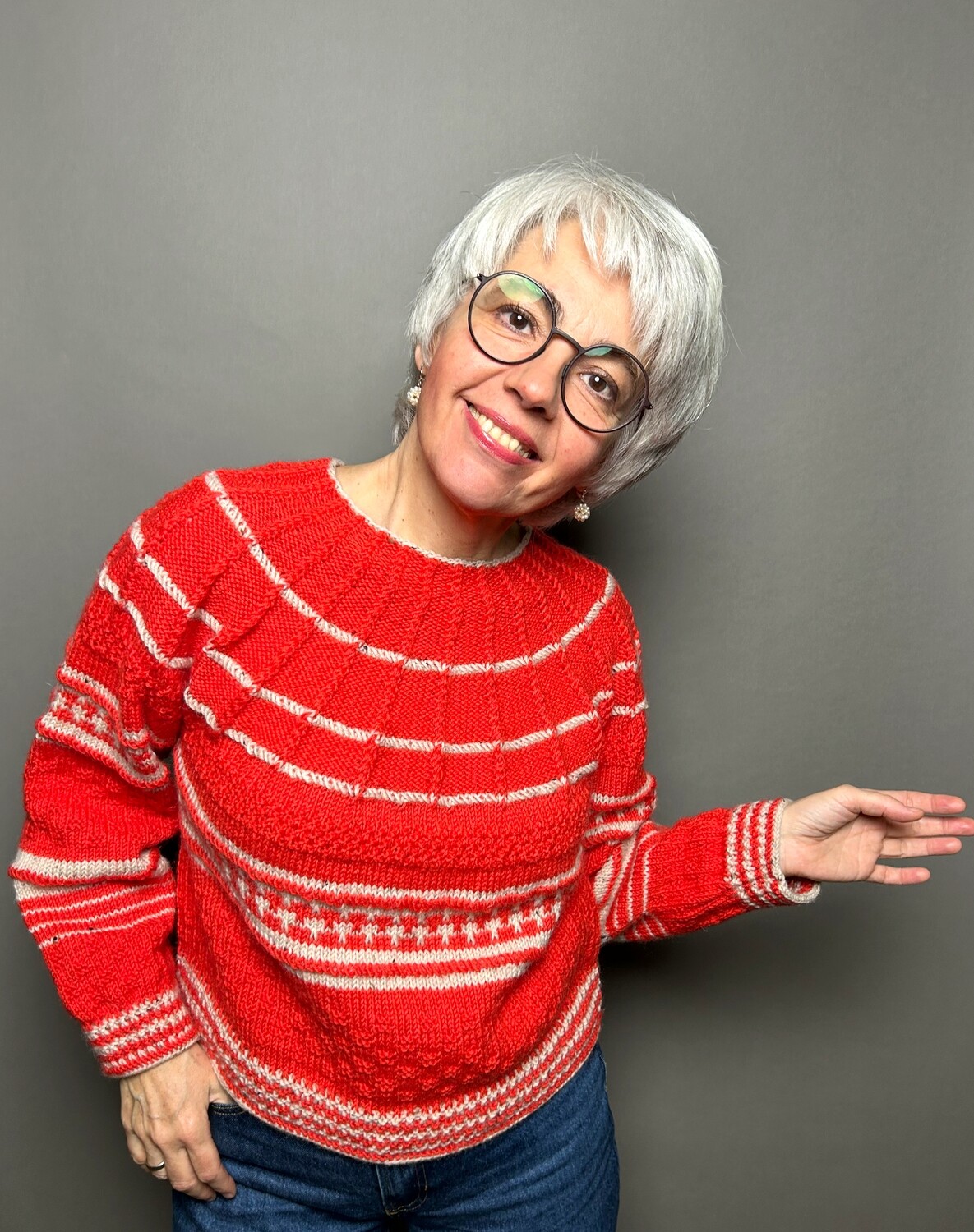 »Folklore«-Sweater Woman Strickanleitung