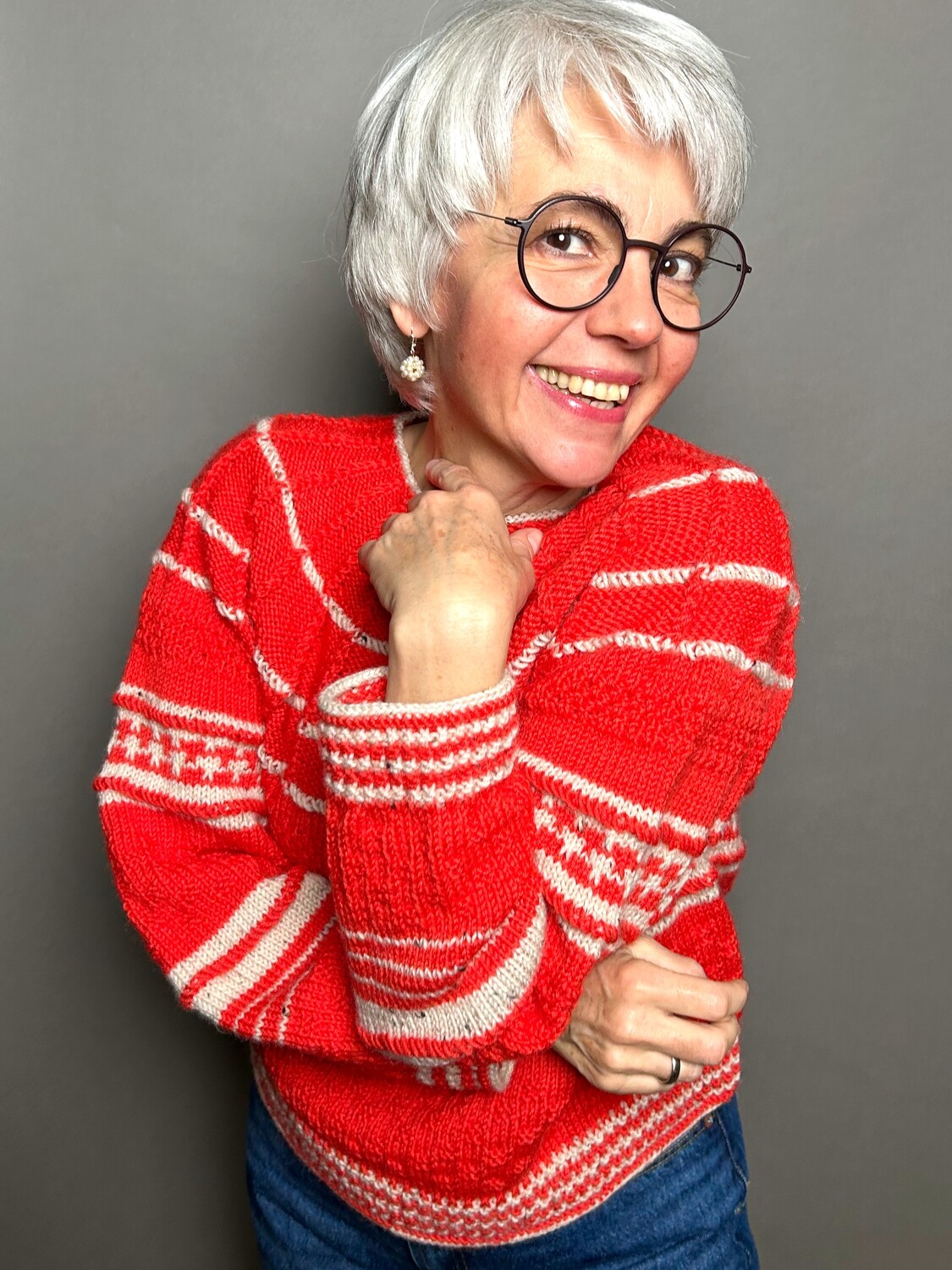 »Folklore«-Sweater Woman Strickanleitung
