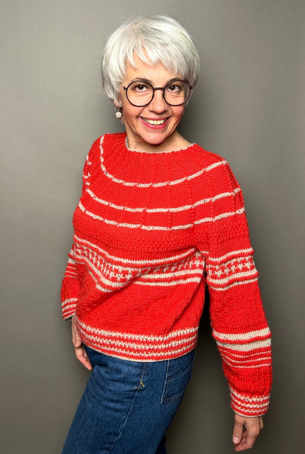 »Folklore«-Sweater Woman Strickanleitung