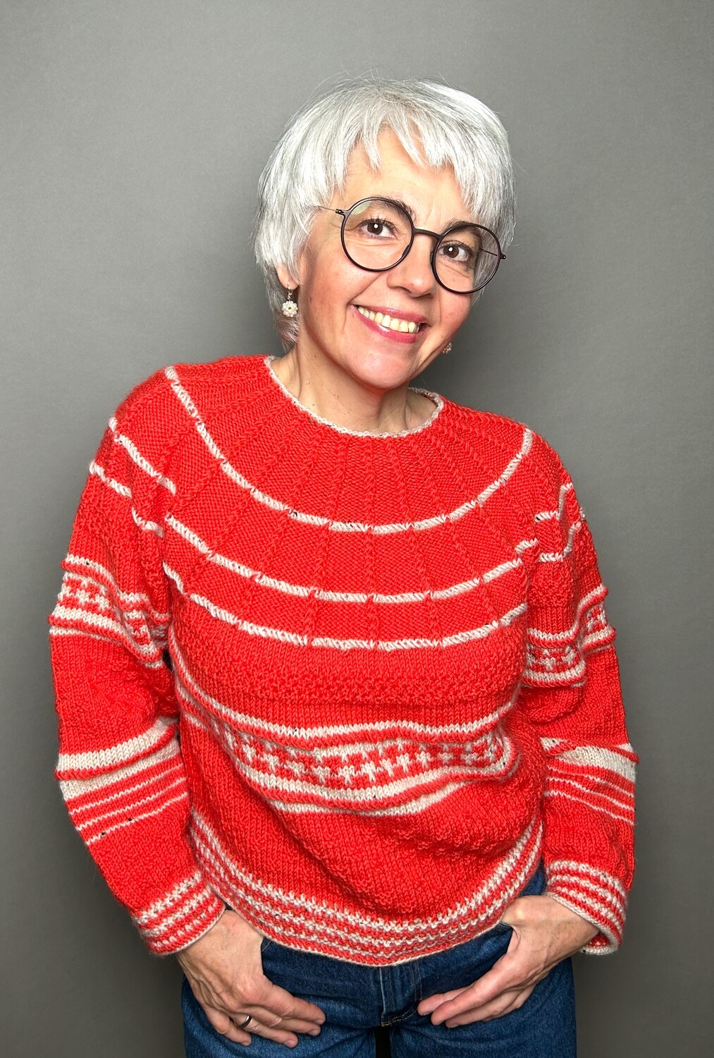 »Folklore«-Sweater Woman Strickanleitung