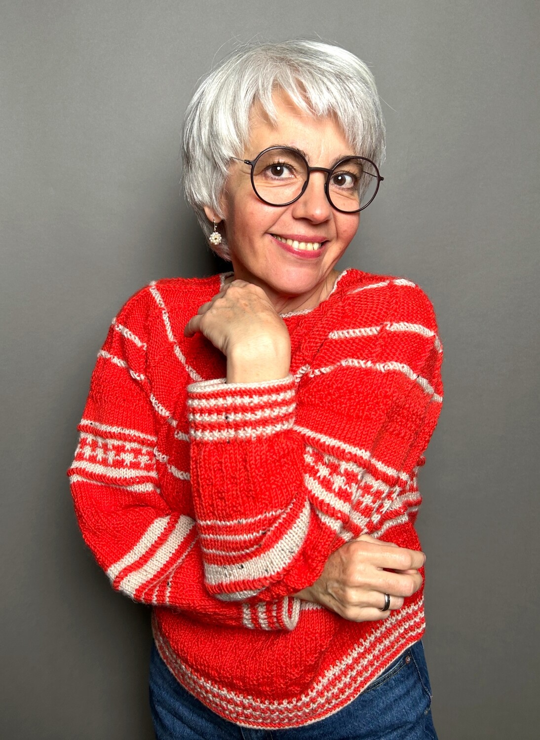 »Folklore«-Sweater Woman Strickanleitung