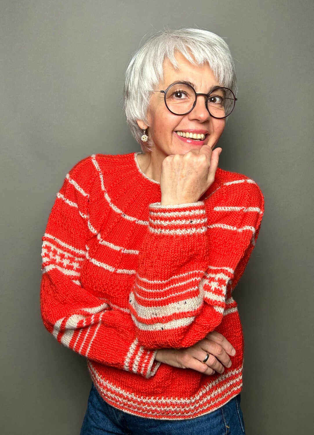 »Folklore«-Sweater Woman Strickanleitung
