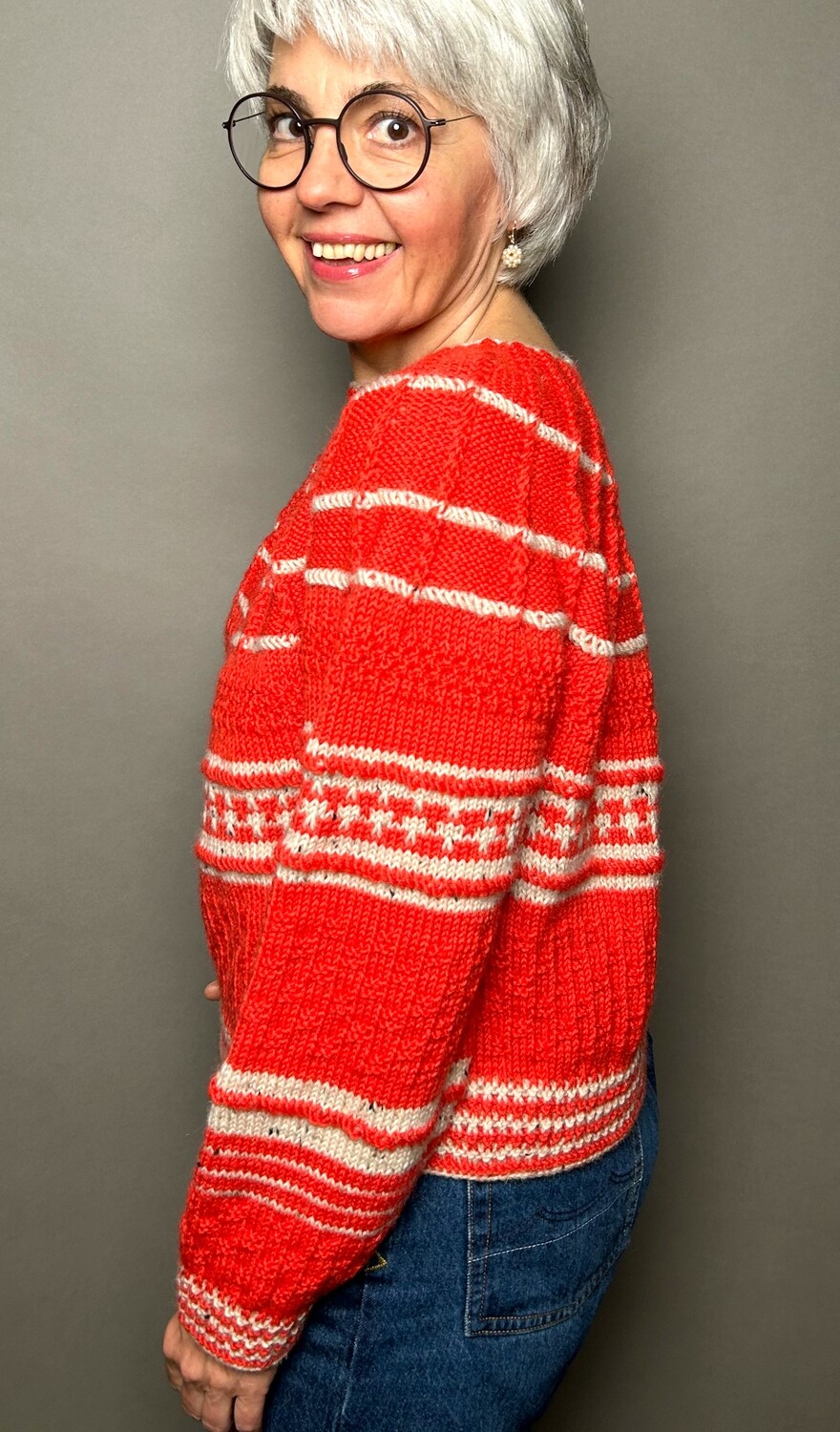 »Folklore«-Sweater Woman Strickanleitung