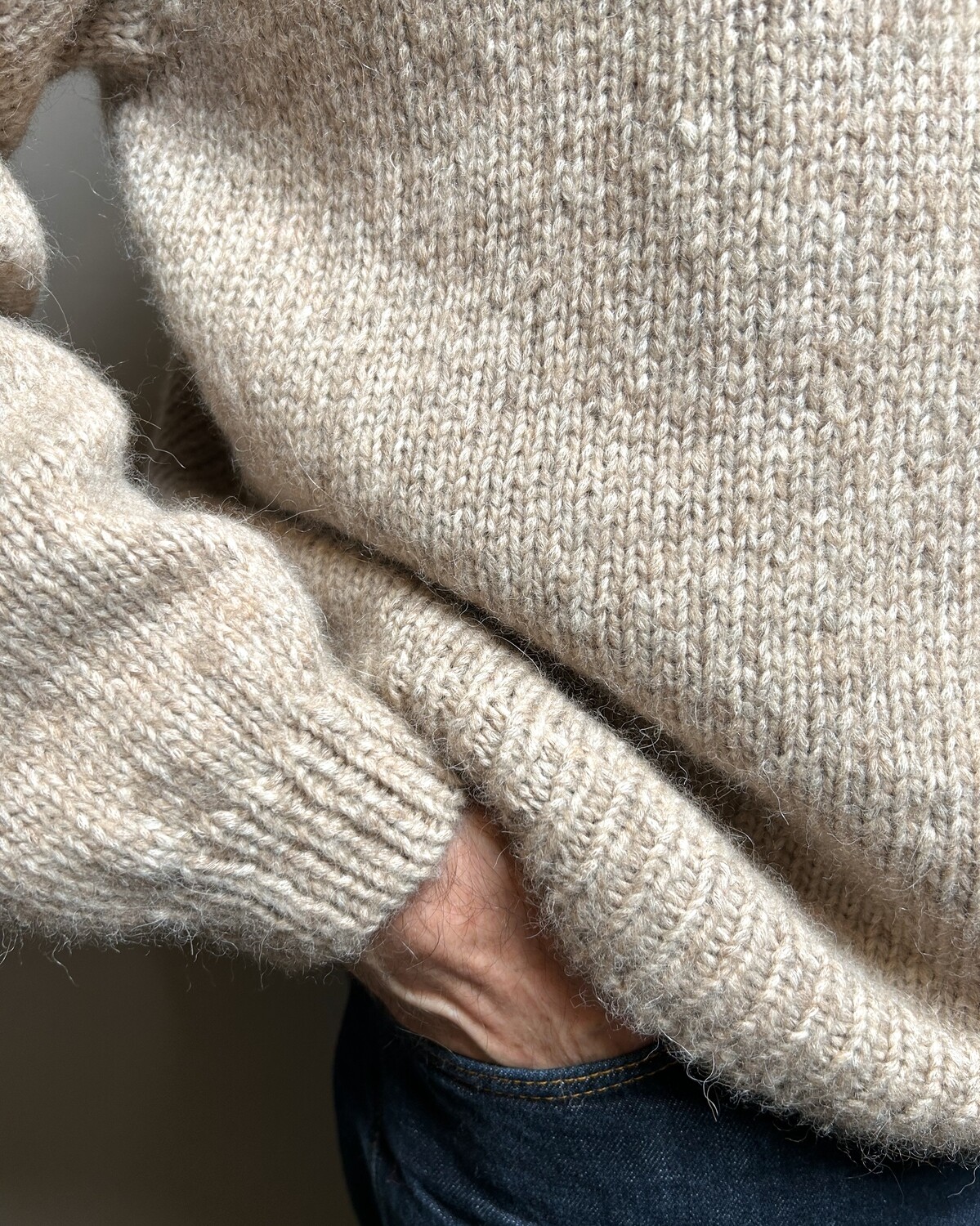 »Relax«-Sweater Man Strickanleitung