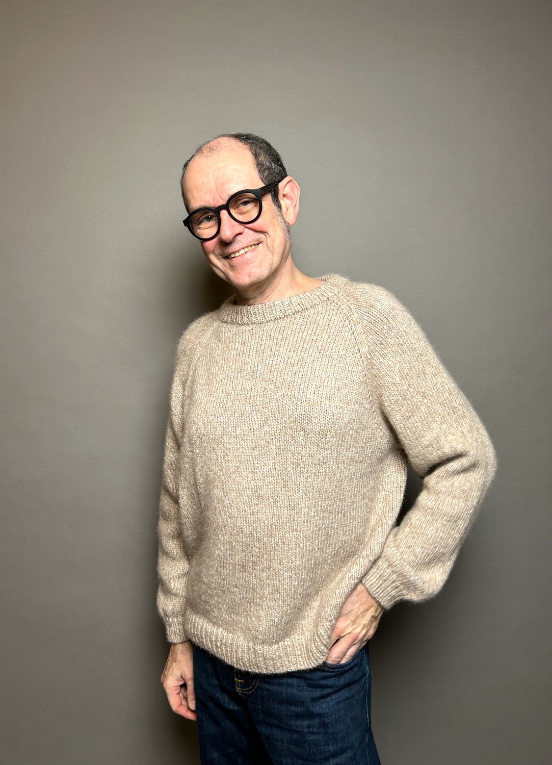 »Relax«-Sweater Man Strickanleitung