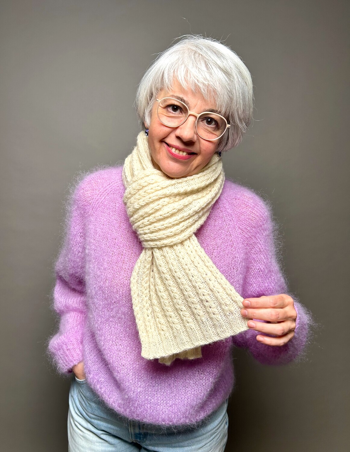 »Herzchen-Schal« Strickanleitung »Herzchen-Schal« Strickanleitung