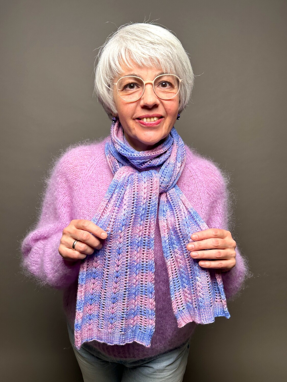 »Herzchen-Schal« Strickanleitung »Herzchen-Schal« Strickanleitung