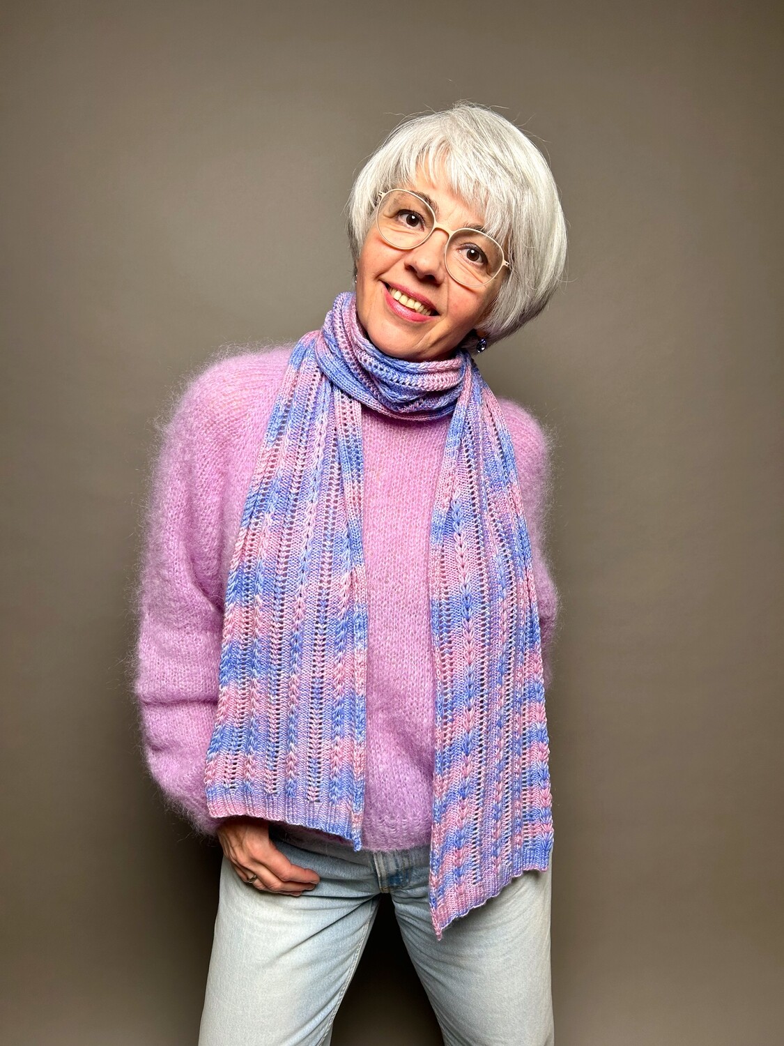»Herzchen-Schal« Strickanleitung »Herzchen-Schal« Strickanleitung