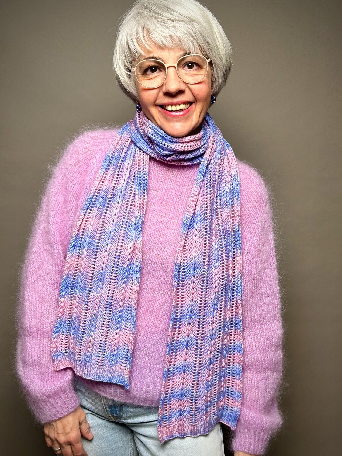 »Herzchen-Schal« Strickanleitung »Herzchen-Schal« Strickanleitung