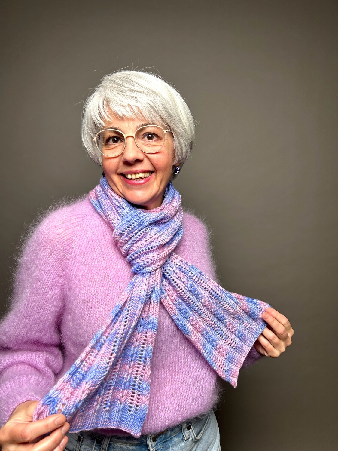 »Herzchen-Schal« Strickanleitung »Herzchen-Schal« Strickanleitung